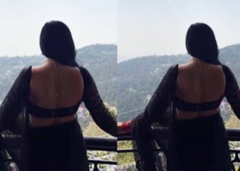 ब्लैक साड़ी में कहर बरपा रही ये सुंदरी, नजर भर देखते ही फिदा हो जाते हैं लोग, मासूमियत की तो दी जाती