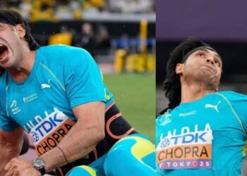 neeraj chopra failed नीरज चोपड़ा ने पीठ की चोट छिपाकर खेला वर्ल्ड चैंपियनशिप
