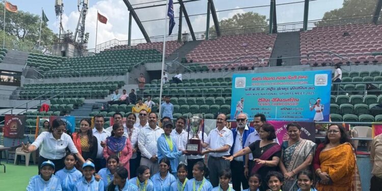 Delhi Region wins Lawn Tennis Championship at RK Khanna Stadium
