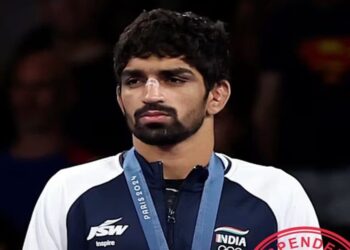 डब्ल्यूएफआई ने अमन सहरावत को एक साल के लिए कुश्ती से निलंबित किया.