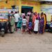 सलखन. समाचार पत्र विक्रेता के आकस्मिक निधन पर जुटे लोग