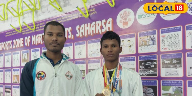 सहरसा के इनताज ने एसजीएफआइ कराटे चैंपियनशिप में जीता गोल्ड, राष्ट्रीय स्तर के लिए हुआ चयन