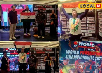 भरतपुर के प्रोफेसर का कमाल! वर्ल्ड पावरलिफ्टिंग में 15 देशों के प्रतिभागियों को हराकर जीते तीन गोल्ड