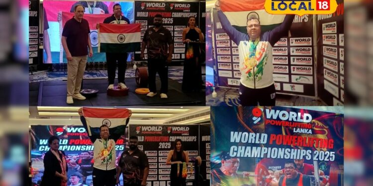 भरतपुर के प्रोफेसर का कमाल! वर्ल्ड पावरलिफ्टिंग में 15 देशों के प्रतिभागियों को हराकर जीते तीन गोल्ड