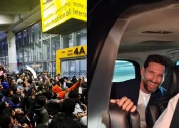 Lionel Messi reaches Kolkata: लियोनेल मेसी पहुंचे भारत, कोलकाता में हुआ जोरदार स्वागत
