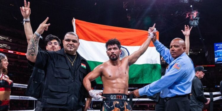 Indian Boxer Neeraj Goyat: नीरज ने अमेरिकी बॉक्सर को रिंग में धोया फिर मैच के बाद में दिखाई औकात