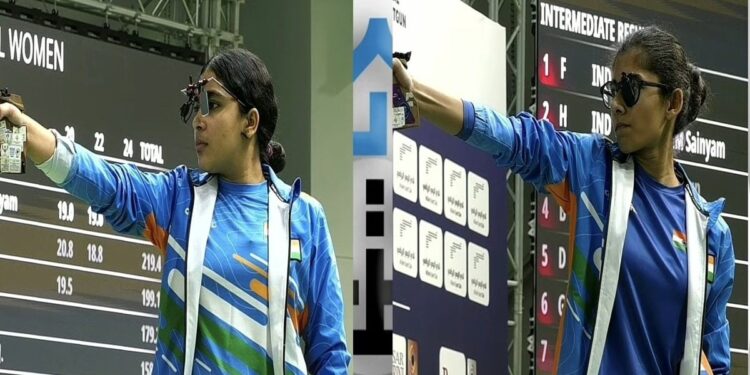 ISSF विश्व कप फाइनल में सुरुचि सिंह ने स्वर्ण, संयम ने रजत पदक जीता.