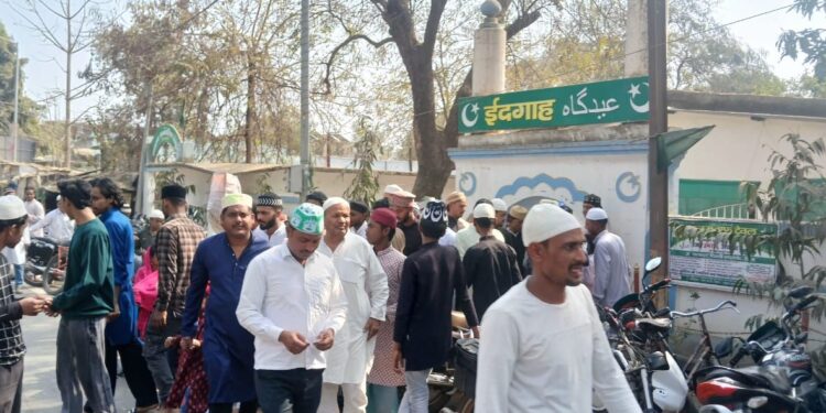 दुद्धी. रोजा रमजान की पहली जुम्में की नमाज हुई अदा