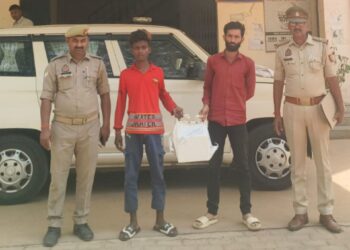 सोनभद्र. ऑटो से बैटरी चोरी में दो गिरफ्तार, जेल भेजे गए