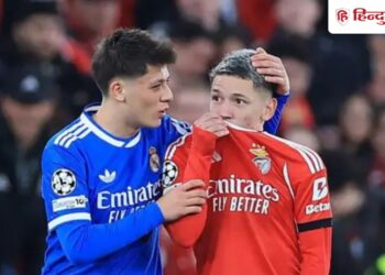 A player can receive a red card for arguing with his face covered during FIFA World Cup 2026 IFAB announces FIFA वर्ल्ड कप में लागू होगा ये नए नियम, खिलाड़ियों के ‘मुंह’ पर लगेगी लगाम, Football Hindi News