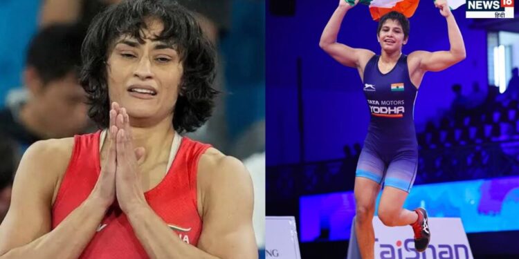 एशियन गेम्स के ट्रायल्स में विनेश फोगाट की धमाकेदार शुरुआत, अंतिम पंघाल ने 34 सेकंड में जीता मैच