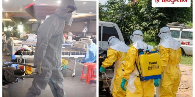 ebola alert 4 people in isolation in ahmedabad in hospitals इबोला को लेकर बढ़ी चौकसी; अहमदाबाद में कांगो के व्यवसायी समेत आइसोलेशन में 4 लोग, Gujarat Hindi News