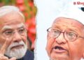 अन्ना हजारे का पीएम मोदी को लेटर; सरकार को नसीहत, धर्मेंद्र प्रधान के इस्तीफे पर बड़ी बात, Ncr Hindi News