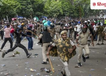 जंतर-मंतर पर पथराव, फोर्स ने संभाला हालात; मेट्रो के 3 स्टेशनों के गेट खुले, Ncr Hindi News