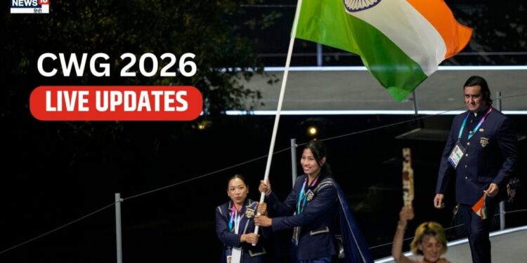 CWG 2026 Day 6 LIVE India: तैराकी में नटराज, एथलेटिक्स में विशाल चमके, दोनों ने सेमीफाइनल में बनाई जगह