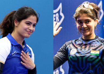 ISSF विश्व कप में ईशा सिंह ने साधा गोल्ड पर निशाना, तीसरे स्थान पर रहीं ओलंपिक मेडलिस्ट मनु भाकर