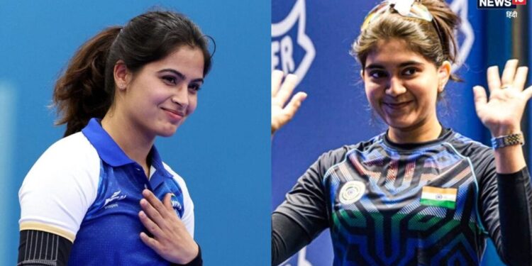 ISSF विश्व कप में ईशा सिंह ने साधा गोल्ड पर निशाना, तीसरे स्थान पर रहीं ओलंपिक मेडलिस्ट मनु भाकर
