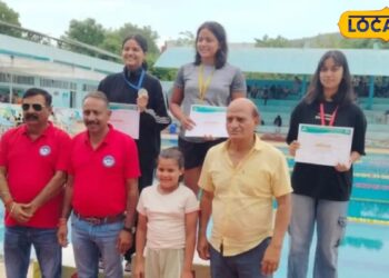 भीलवाड़ा के तैराकों का जलवा, मिष्ठी बनी गोल्डन गर्ल; राज्य स्तरीय प्रतियोगिता में मेडल की बरसात