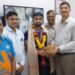 खंडवा के पहलवान ने नीरज पटेल अंतरराष्ट्रीय एशियन कुश्ती में लहराया तिरंगा, जापान के खिलाड़ी को हराकर जीता मेडल