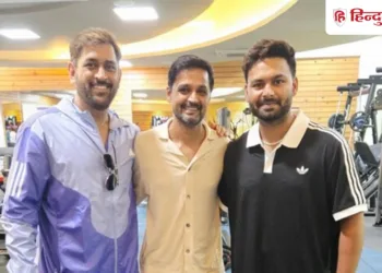 एमएस धोनी के साथ ट्रेनिंग करते दिखे ऋषभ पंत, शाहबाज नदीम ने शेयर की तस्वीर, Sports Hindi News