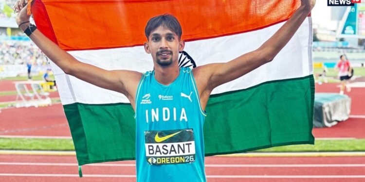 एथलेटिक्स यू20 चैंपियनशिप में बसंत कुमार ने मचाई सनसनी, हाई जंप में जीता सिल्वर मेडल