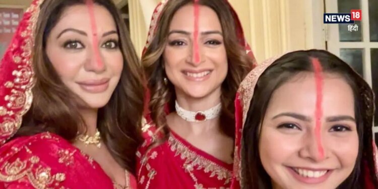 विरानी परिवार की बहुओं ने मनाई छठ पूजा, ‘क्योंकि सास…’ के सेट से सामने आई तस्वीर, संस्कारी लुक ने जीता दिल