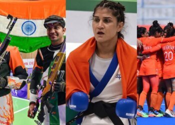 Asian Games day 2 highlights: शूटिंग और MMA में मेडल, हॉकी, बैडमिंटन, टेबल टेनिस और कबड्डी में भी छाए भारतीय एथलीट