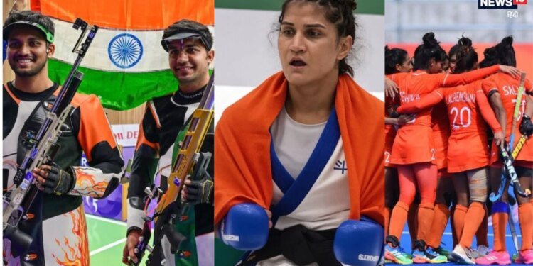 Asian Games day 2 highlights: शूटिंग और MMA में मेडल, हॉकी, बैडमिंटन, टेबल टेनिस और कबड्डी में भी छाए भारतीय एथलीट