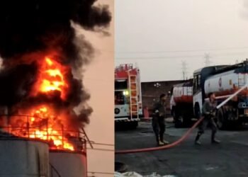 Kanpur Dehat Fire Explosion: भयंकर धमाके के साथ फटा तेल टैंक, आग की लपटों में जिंदा जले 2 मजदूर, मची चीख-पुकार