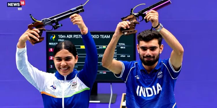 India Gold Medal Asian Games shooting: एशियन गेम्स में तीन दिन बाद भारत को मिला गोल्ड, सुरुचि सिंह और कमलजीत का सुनहरा निशाना