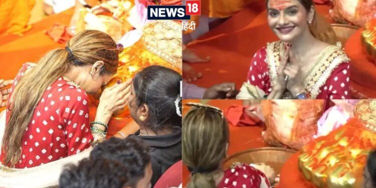 ‘रोजा’ फेम मधु शाह ने लालबागचा राजा को चढ़ाए ₹500, पलक झपकते गायब हुआ नोट, क्या देखा वीडियो?