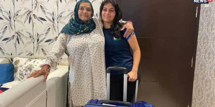 मनु भाकर पर टूटा दुखों का पहाड़, कोच के बाद अब परिवार के सबसे करीबी सदस्य का हुआ निधन