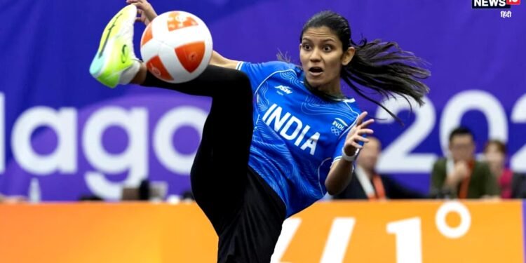 Asian Games: टेकबॉल में गोल्ड मेडल का टूटा सपना, सेमीफाइनल में हारी क्विम्सी डिसूजा, ब्रॉन्ज के लिए बची है उम्मीद