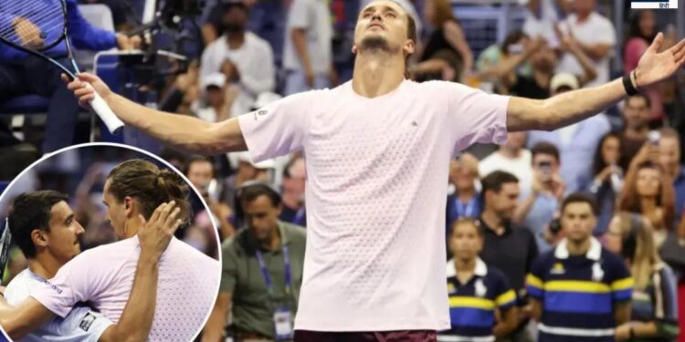 US Open: ज्वेरेव ने 5 सेट में बचाई लाज, 40वें जन्मदिन पर मोनफिल्स ने रचा इतिहास