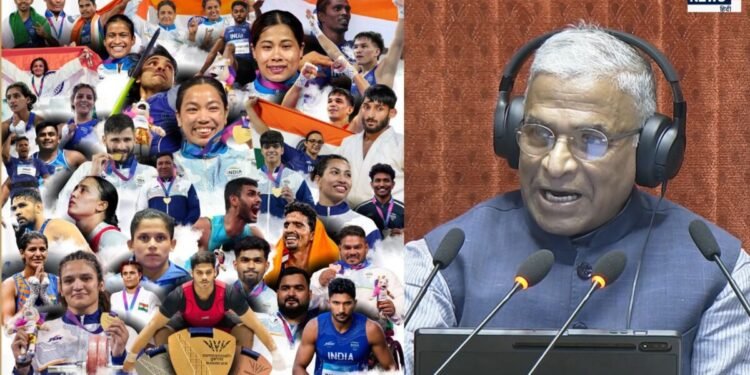 संसद में गूंजी भारतीय खिलाड़ियों की गूंज, राज्यसभा ने 39 मेडल जीतने वाले चैंपियंस को दी जोरदार बधाई