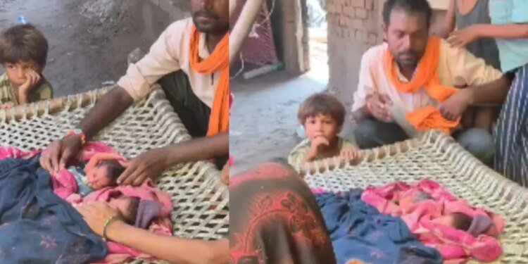 Hardoi News: बाढ़ से घिरे घर में पैदा हुईं गंगा और जमुना, पहले से हैं 7 बच्चे, अब 11 लोगों का हुआ परिवार