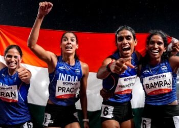 ट्रैक पर भारतीय बेटियों का जलवा, एशियन गेम्स में बहरीन-चीन को पछाड़कर जीता स्वर्णिम तमगा