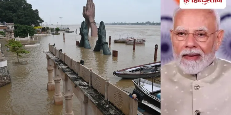 पीएम मोदी ने जानी बनारस में बाढ़ की स्थिति, बलिया में सभी रिकॉर्ड तोड़ने को आतुर गंगा, Uttar-pradesh Hindi News
