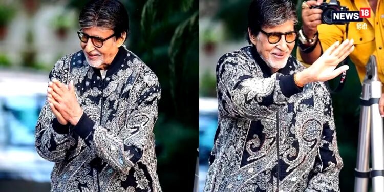 अमिताभ बच्चन के 84वें बर्थडे पर जलसा के बाहर उमड़ी फैंस की भीड़, बिग बी ने हाथ जोड़कर किया अभिवादन