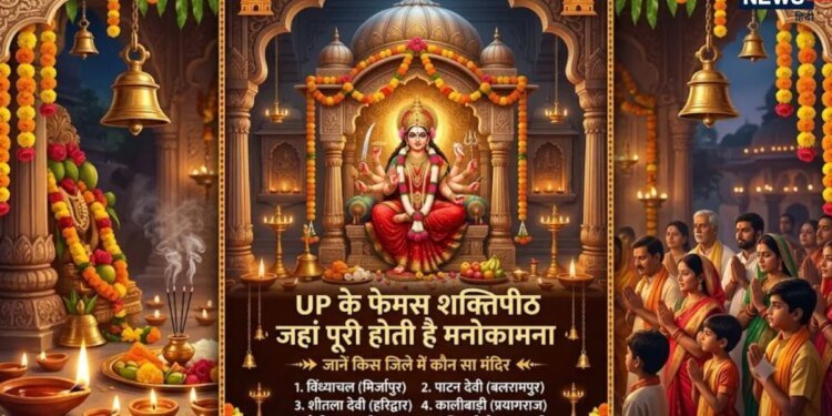 sacred sites in UP 51 Shaktipeeths know where they located | काशी से वृंदावन तक, 51 शक्तिपीठों में शामिल UP के ये पावन धाम, जानिए कहां और किस रूप में