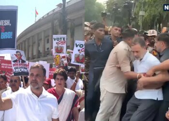 Congress Protest LIVE: आज फिर कांग्रेस उतरेगी सड़क पर, मांगेगी मुख्य चुनाव आयुक्त का इस्तीफा, जानें सब