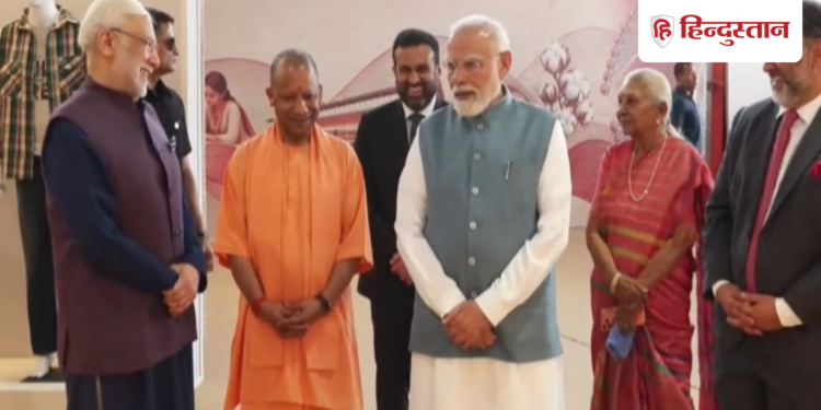 पीएम मोदी ने काशी को दी सौगात, अरविंद मिल्स प्लांट का किया उद्घाटन, Uttar-pradesh Hindi News