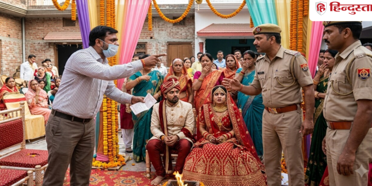 दूसरी शादी की तैयारी में थी पत्नी, खबर मिलते ही पुलिस लेकर आ गया पहला पति, Uttar-pradesh Hindi News